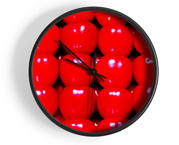 Candy Apple Clock - Wallart-Direct UK