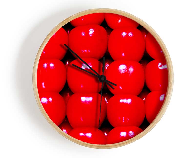 Candy Apple Clock - Wallart-Direct UK