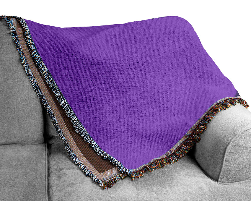 Cerise Blues Woven Blanket