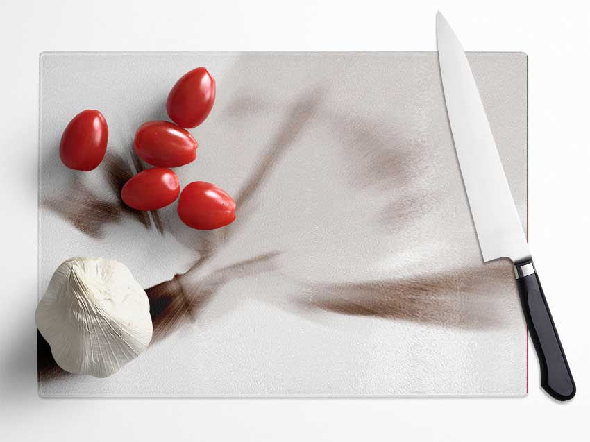 Chocolate Celebrations Glass Chopping Board