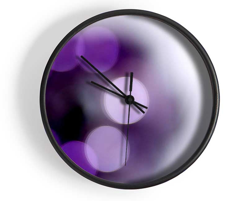 Circle Of Purple Clock - Wallart-Direct UK