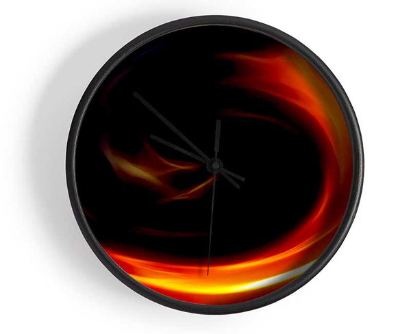 Circle Of Fire Clock - Wallart-Direct UK