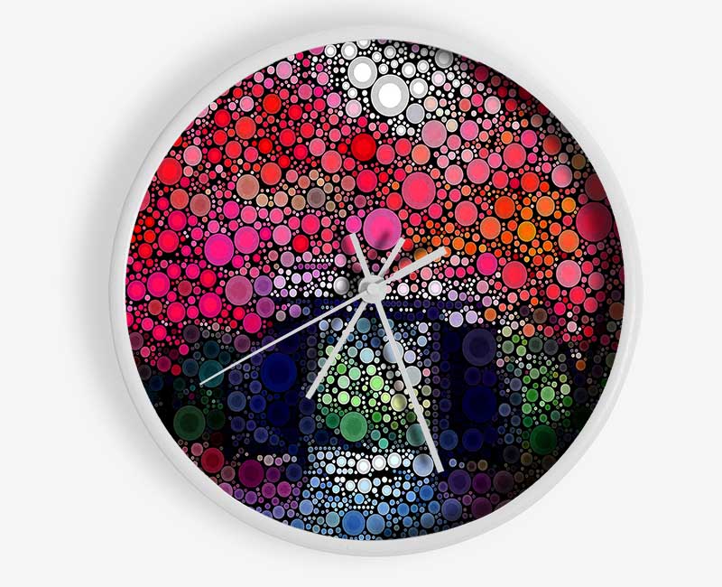 Circles In The Garden Clock - Wallart-Direct UK