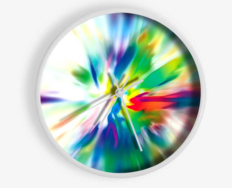 Colour Fusion Clock - Wallart-Direct UK