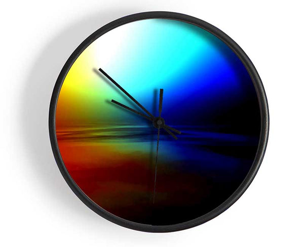 Colours Of The Rainbow Clock - Wallart-Direct UK