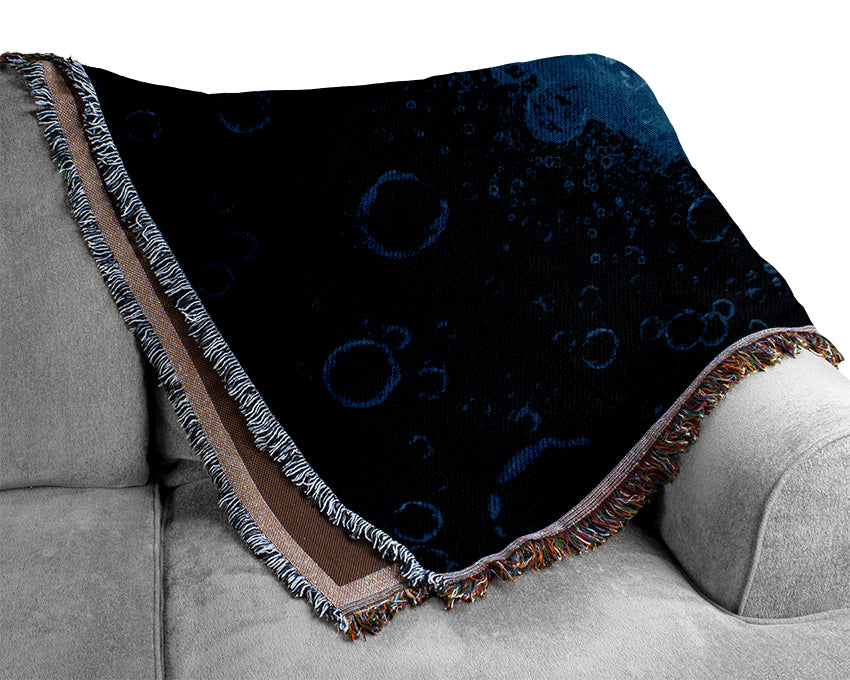 Deep Under The Ocean Woven Blanket