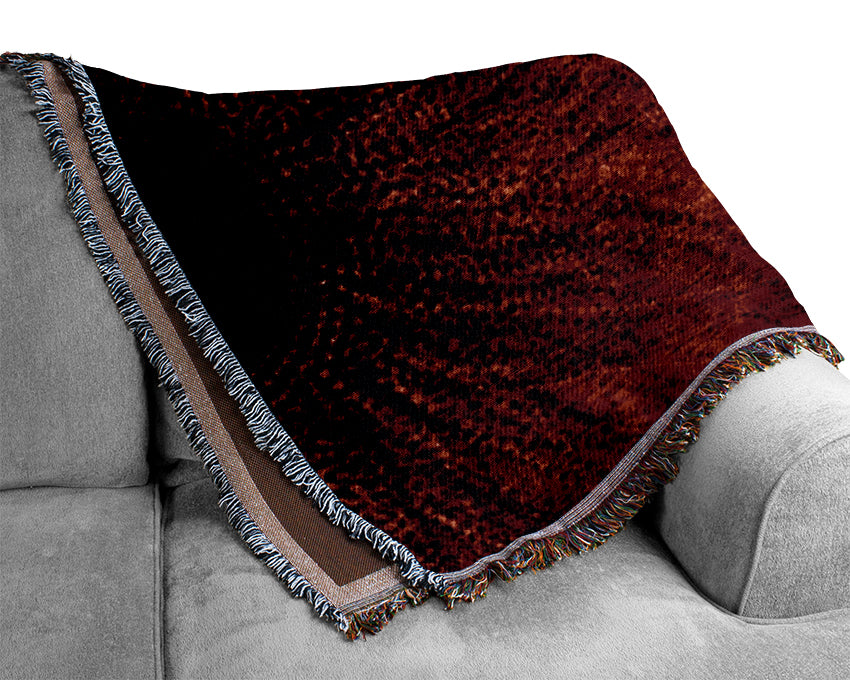 Duo Red Woven Blanket