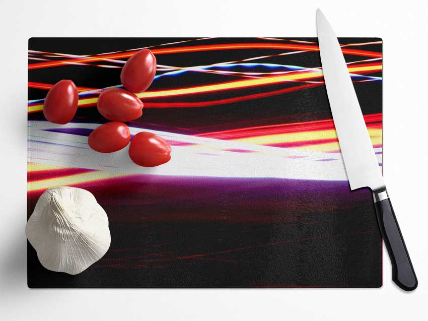 Energy Of Light Glass Chopping Board