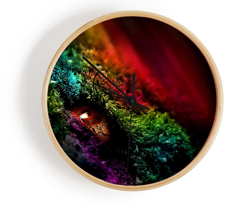 Eye Of The Rainbow Clock - Wallart-Direct UK