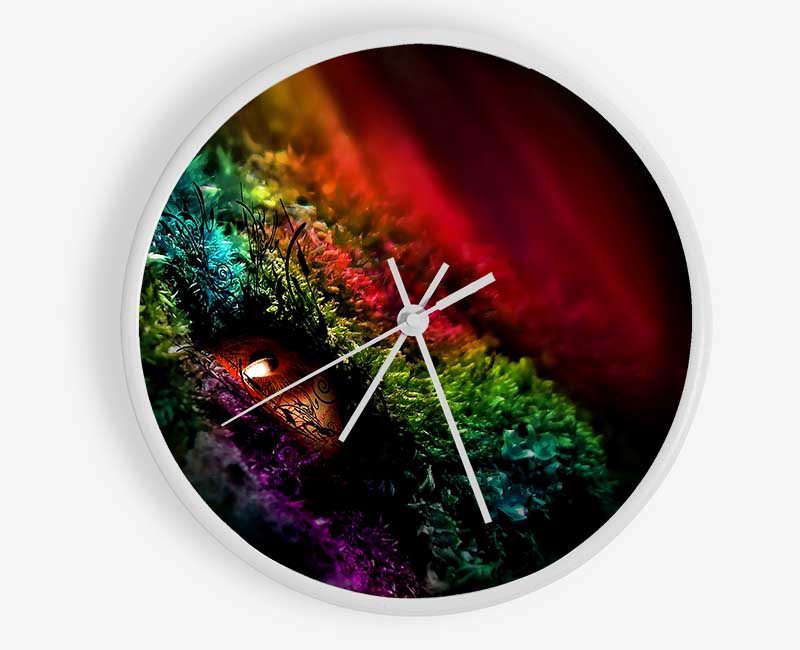 Eye Of The Rainbow Clock - Wallart-Direct UK