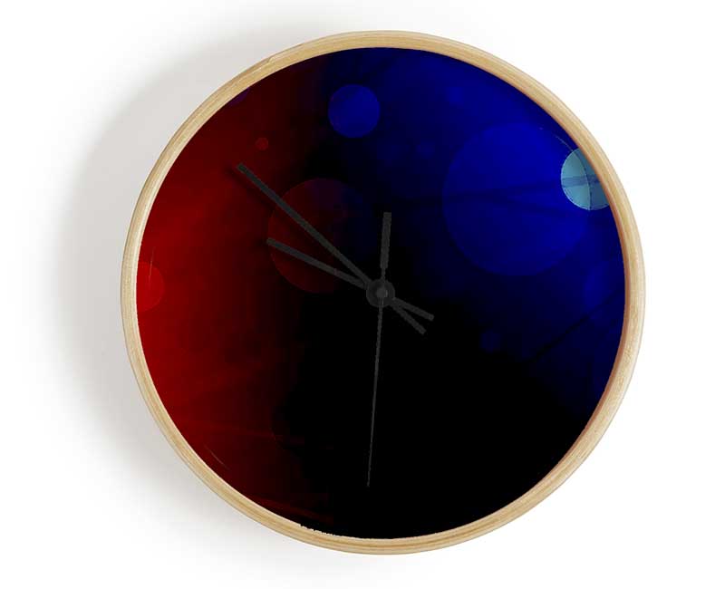 Fire And Water Clock - Wallart-Direct UK