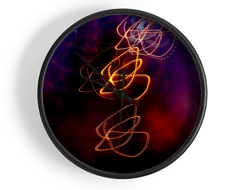 Fire Flies Clock - Wallart-Direct UK