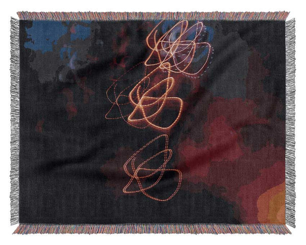 Fire Flies Woven Blanket