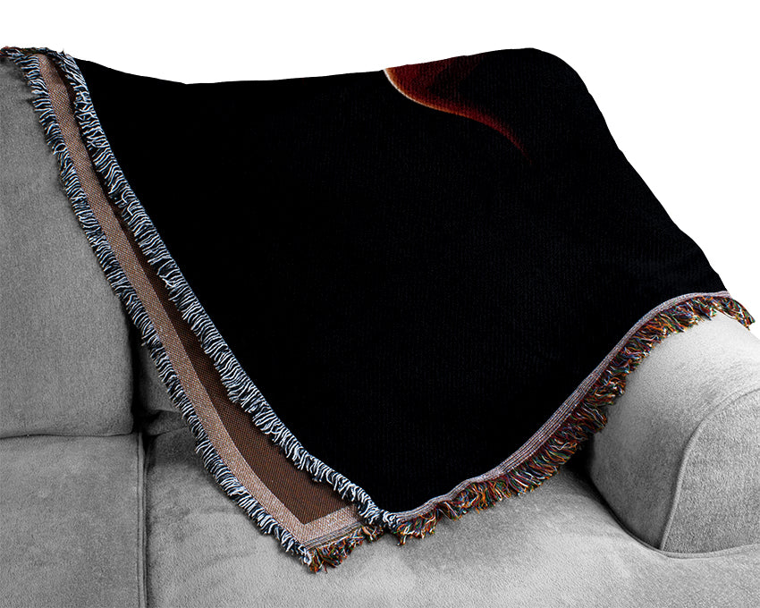 Flames Of Passion Woven Blanket