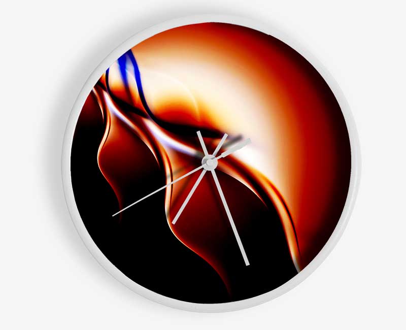 Flames Of Passion Clock - Wallart-Direct UK