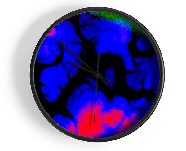 Fluorescent Glow Clock - Wallart-Direct UK