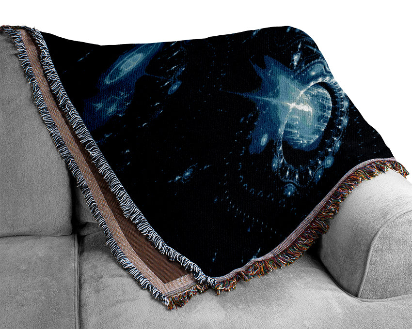 From Another Planet Woven Blanket