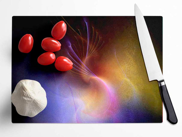 Galaxy Of Colours Glass Chopping Board