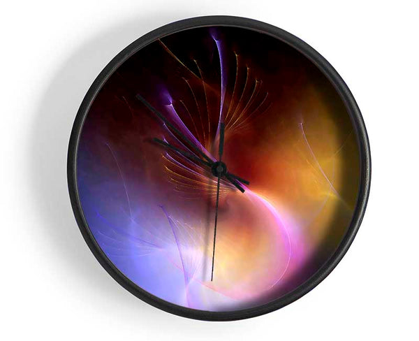 Galaxy Of Colours Clock - Wallart-Direct UK