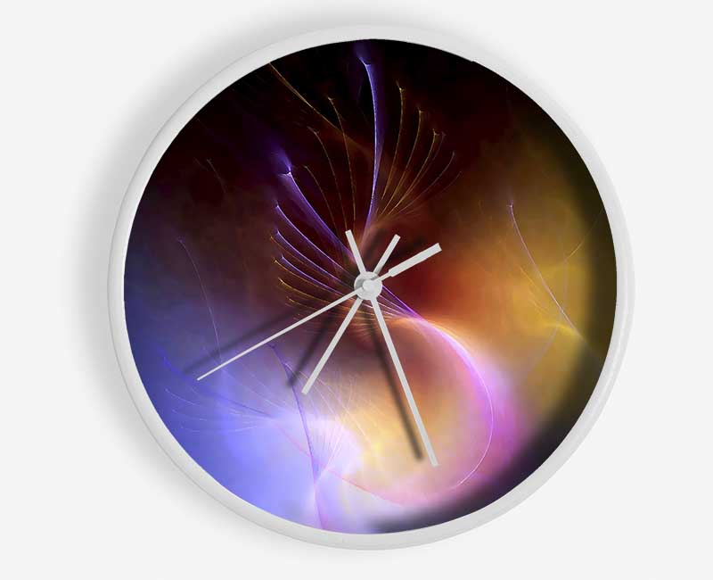 Galaxy Of Colours Clock - Wallart-Direct UK