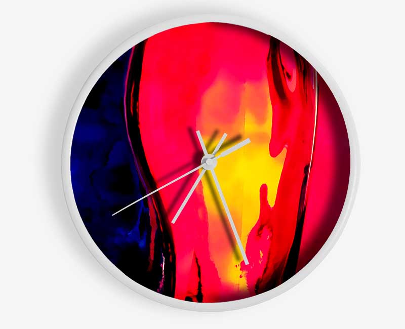 Glass Rainbow Clock - Wallart-Direct UK