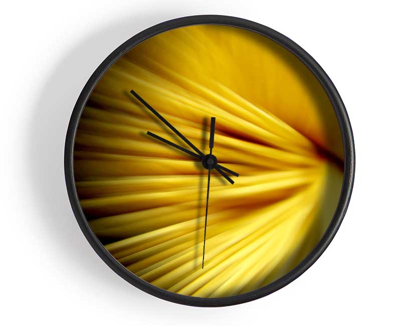 Golden Flare Clock - Wallart-Direct UK