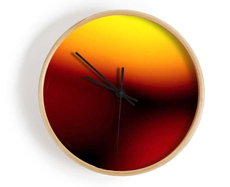 Golden Sun Clock - Wallart-Direct UK