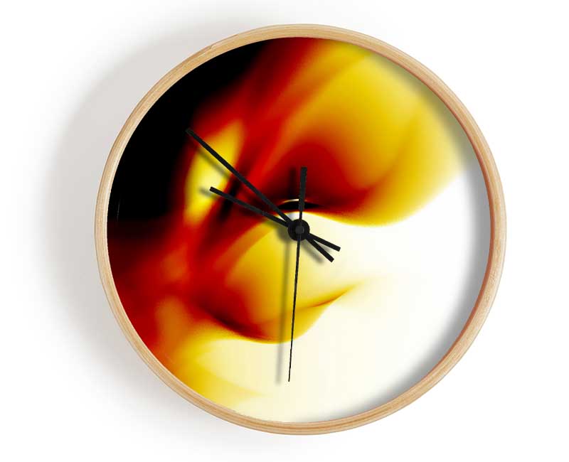 Golden Twist Clock - Wallart-Direct UK