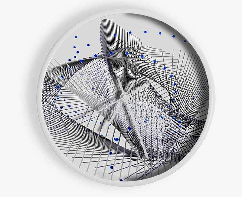 Graphical Equals Clock - Wallart-Direct UK