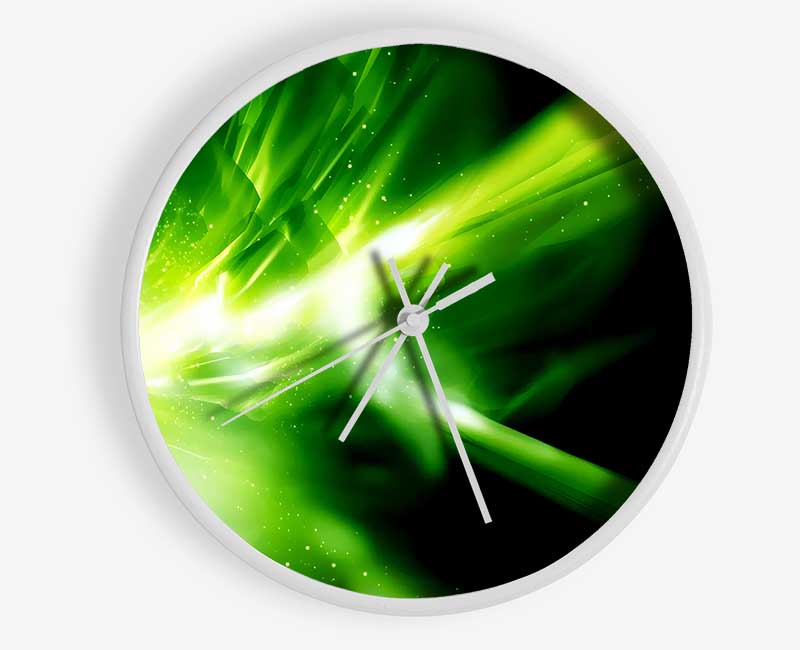 Green Infusion Clock - Wallart-Direct UK