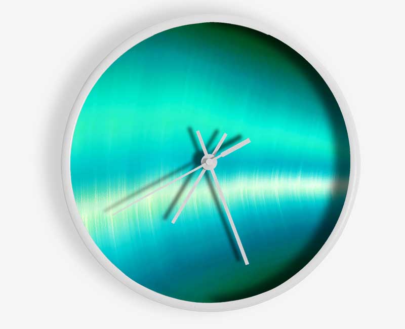 Green Shock Wave Clock - Wallart-Direct UK