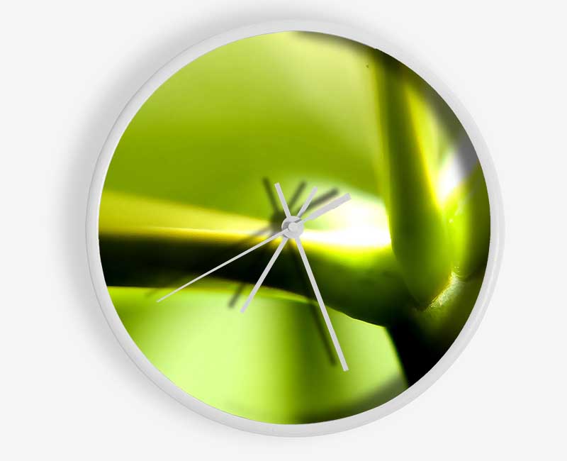 Green Stem Clock - Wallart-Direct UK