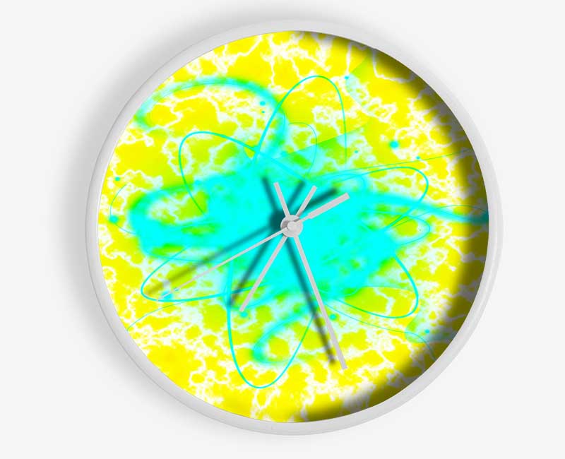 Heart Of The Matter Blue Clock - Wallart-Direct UK