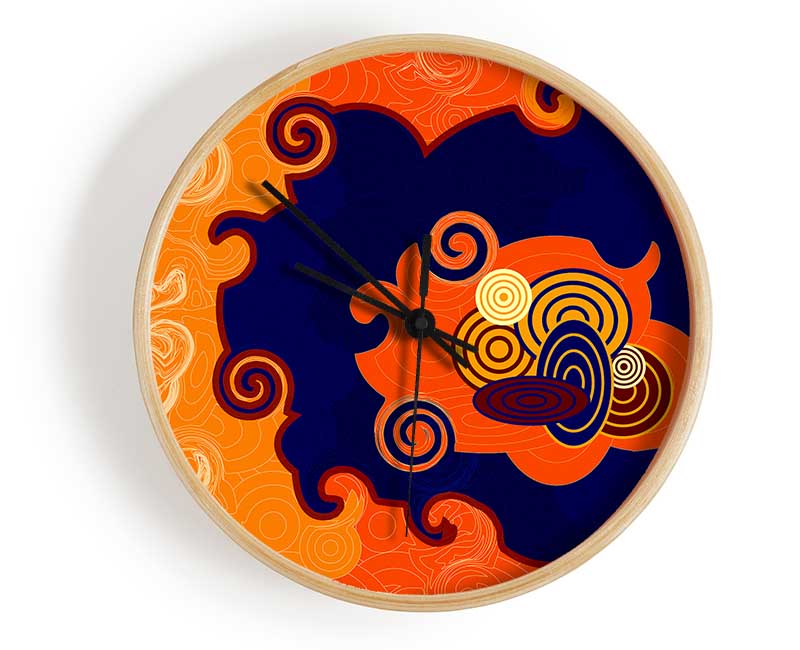 Hindu Ocean Clock - Wallart-Direct UK