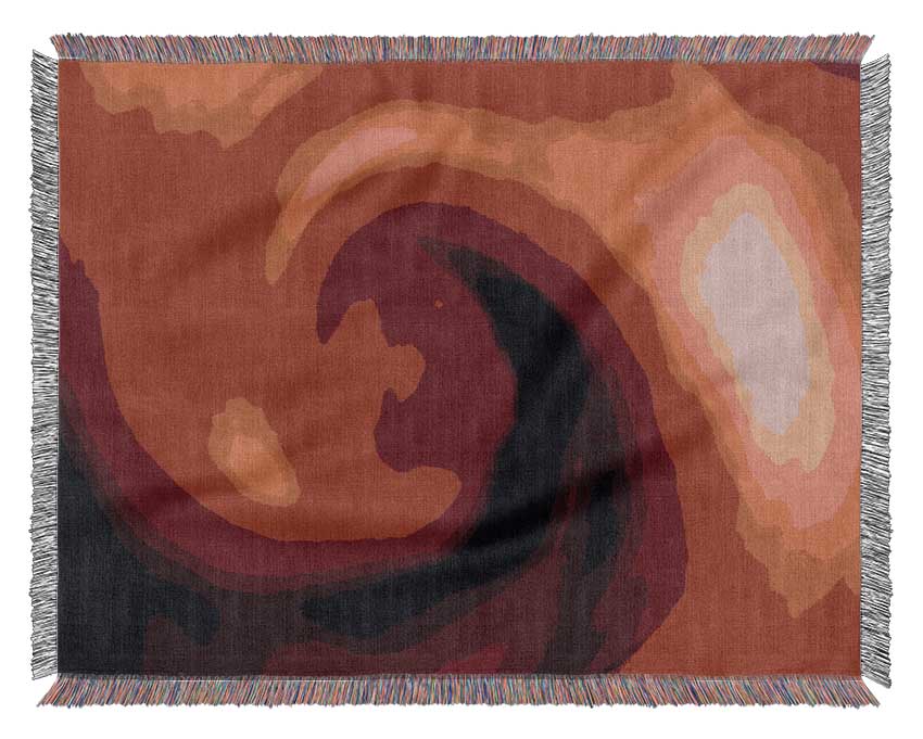 Hurricane Red Woven Blanket