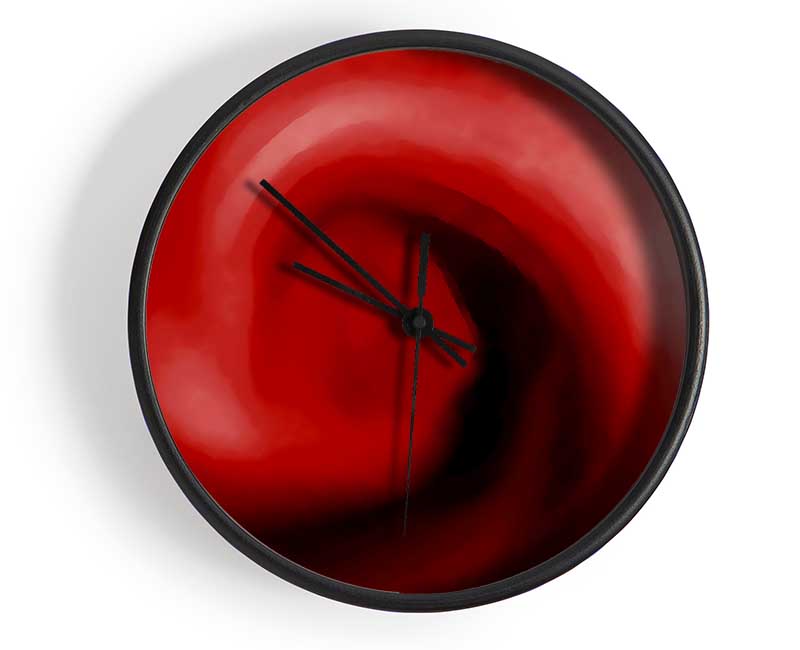 Hurricane Red Clock - Wallart-Direct UK