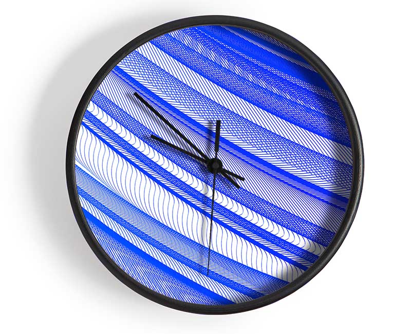 Ice Waves Clock - Wallart-Direct UK