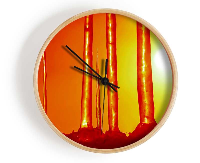 Icecap Sun Clock - Wallart-Direct UK