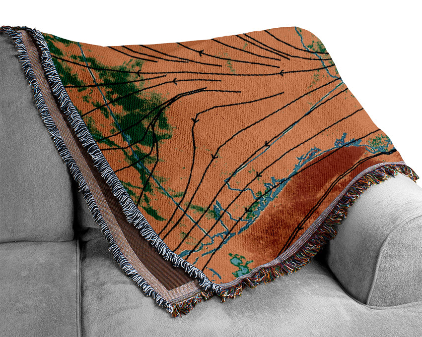 Jungle Of Life Woven Blanket