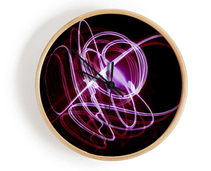 Laser Beams Clock - Wallart-Direct UK