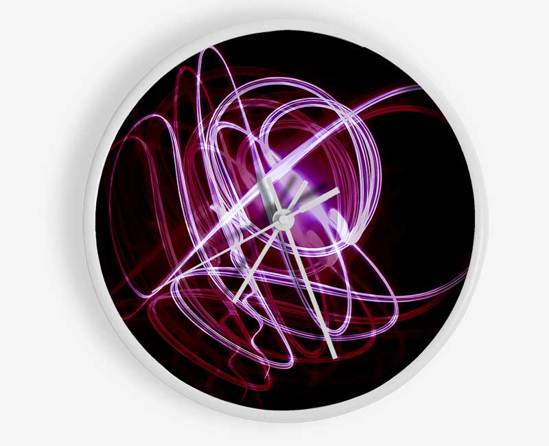 Laser Beams Clock - Wallart-Direct UK