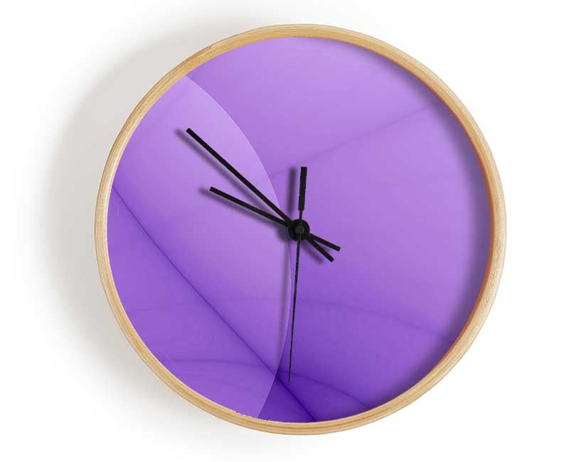 Lilac Beauty Clock - Wallart-Direct UK