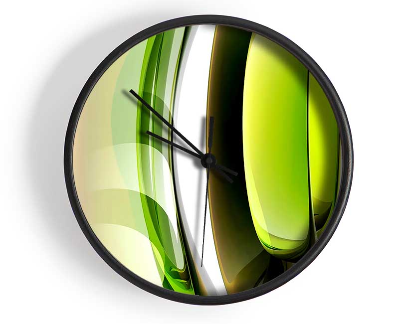 Lime Dream Clock - Wallart-Direct UK