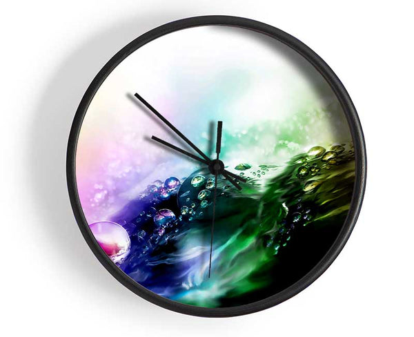 Liquid Diamonds Clock - Wallart-Direct UK