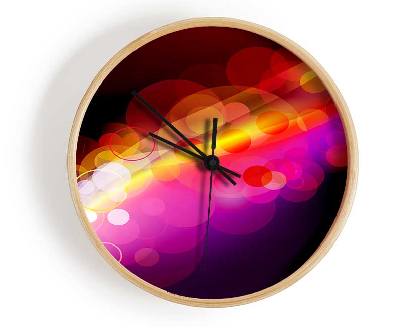 Liquid Light Clock - Wallart-Direct UK