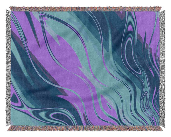 Liquid Movement Woven Blanket