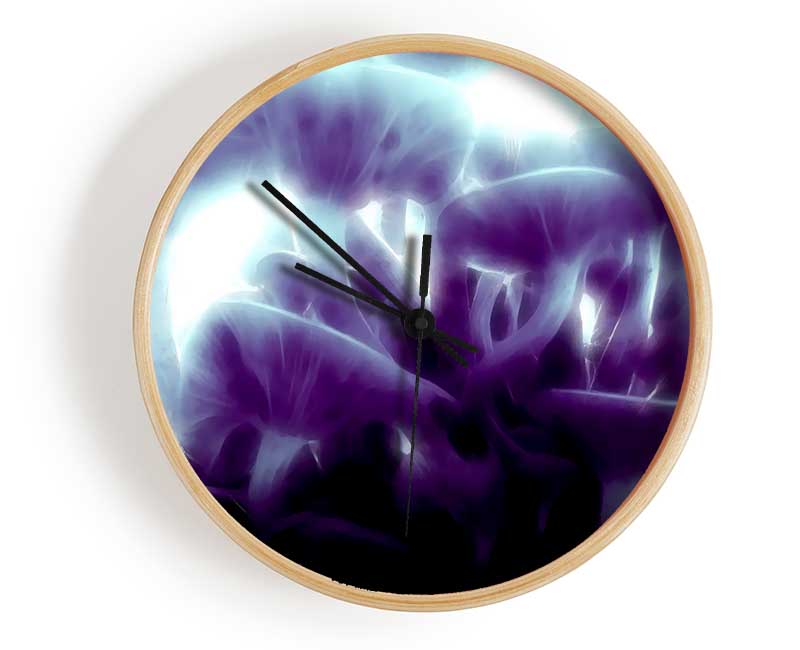 Magic Mystical Mushrooms Clock - Wallart-Direct UK