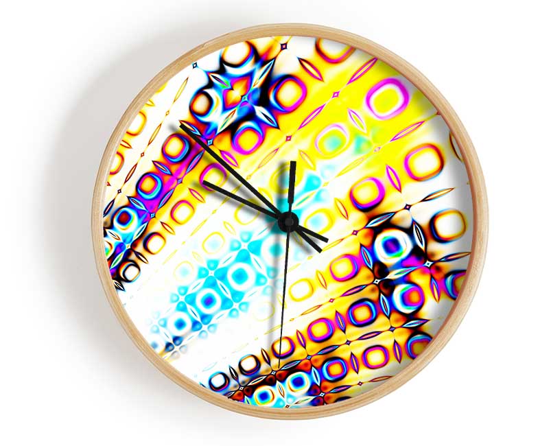 Movement Of Colour Clock - Wallart-Direct UK