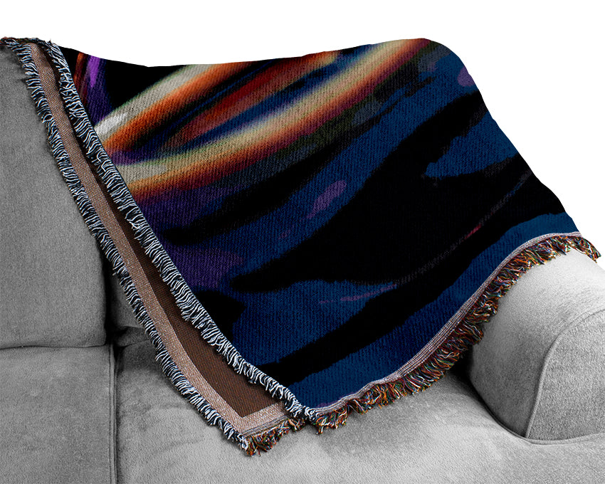 Oil Bubbles Woven Blanket