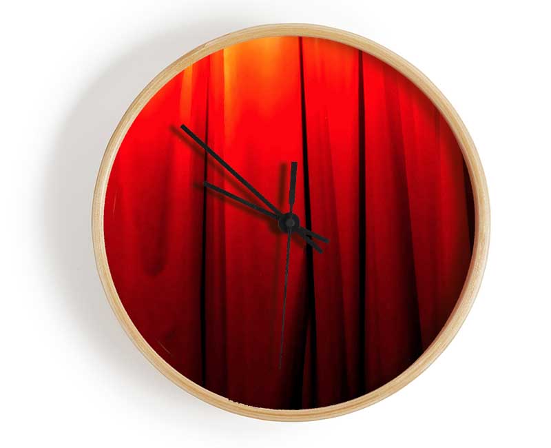 Orange Forest Clock - Wallart-Direct UK